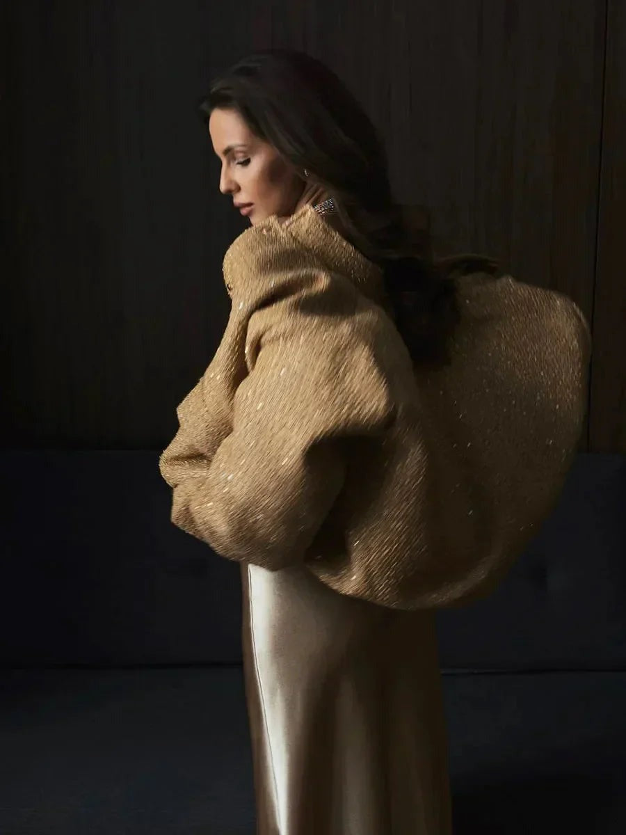 Elena - Chic women's jacket with sequins and an elegant cut - photo 21