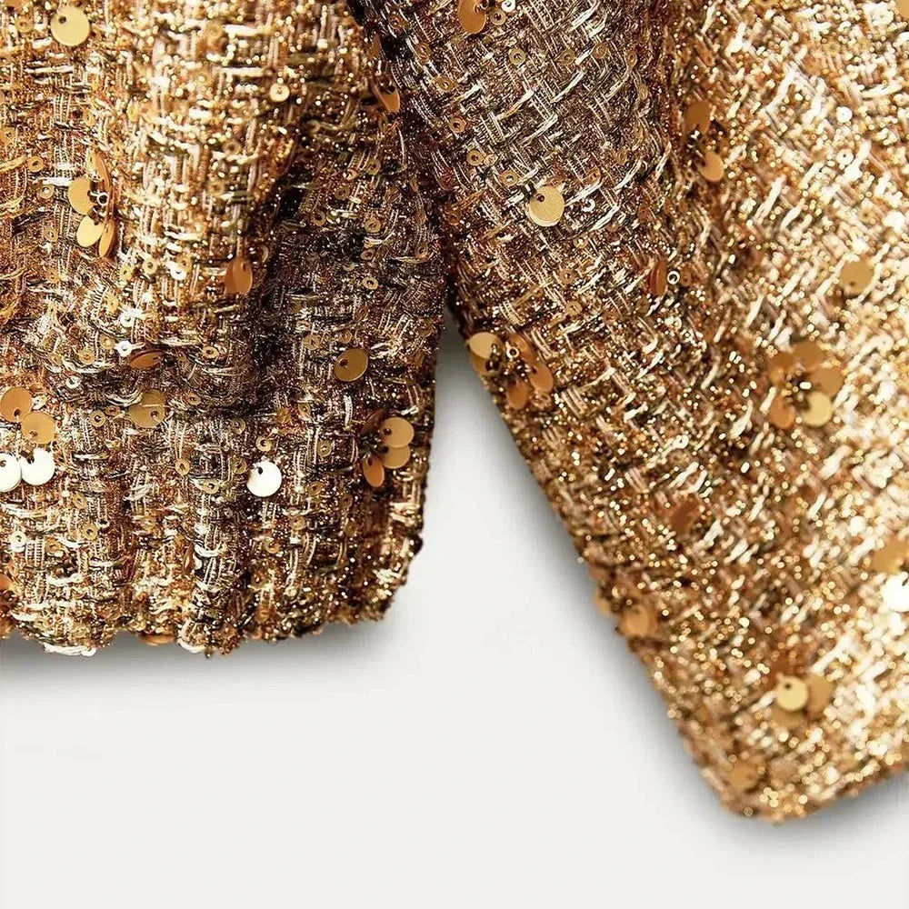 Elena - Chic women's jacket with sequins and an elegant cut - photo 16