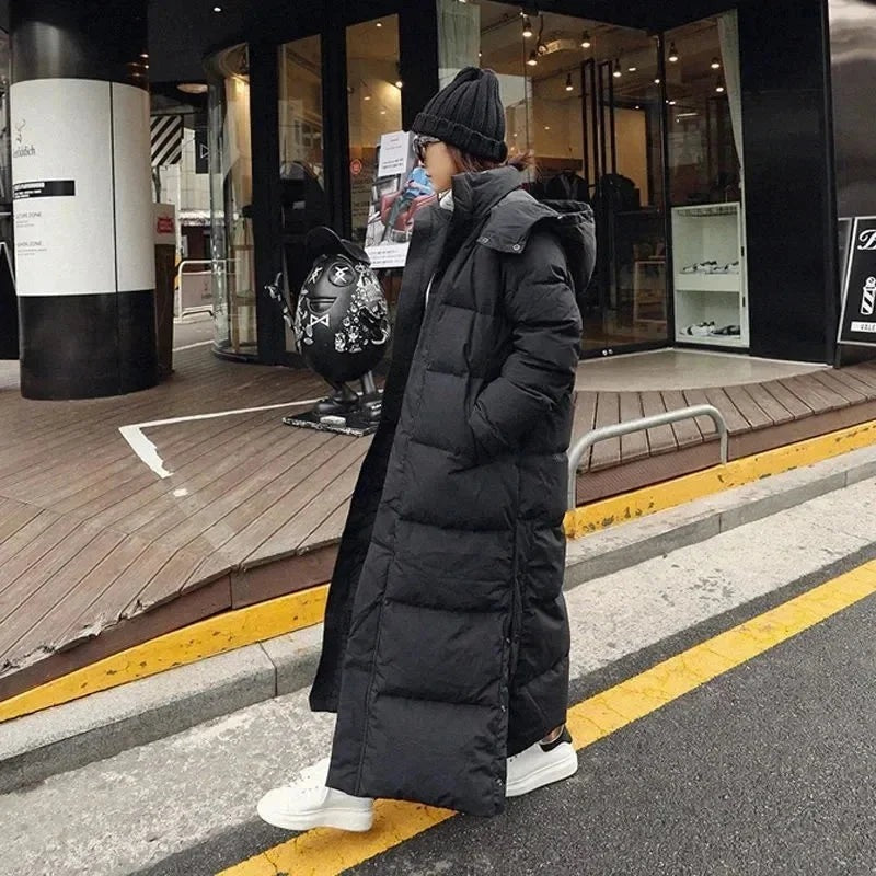 Xena - Women's long puffer jacket with removable hood - photo 5