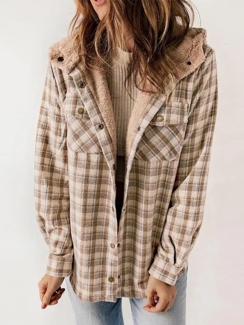 Viola - Women's Jacket with Button Front and Side Pockets
