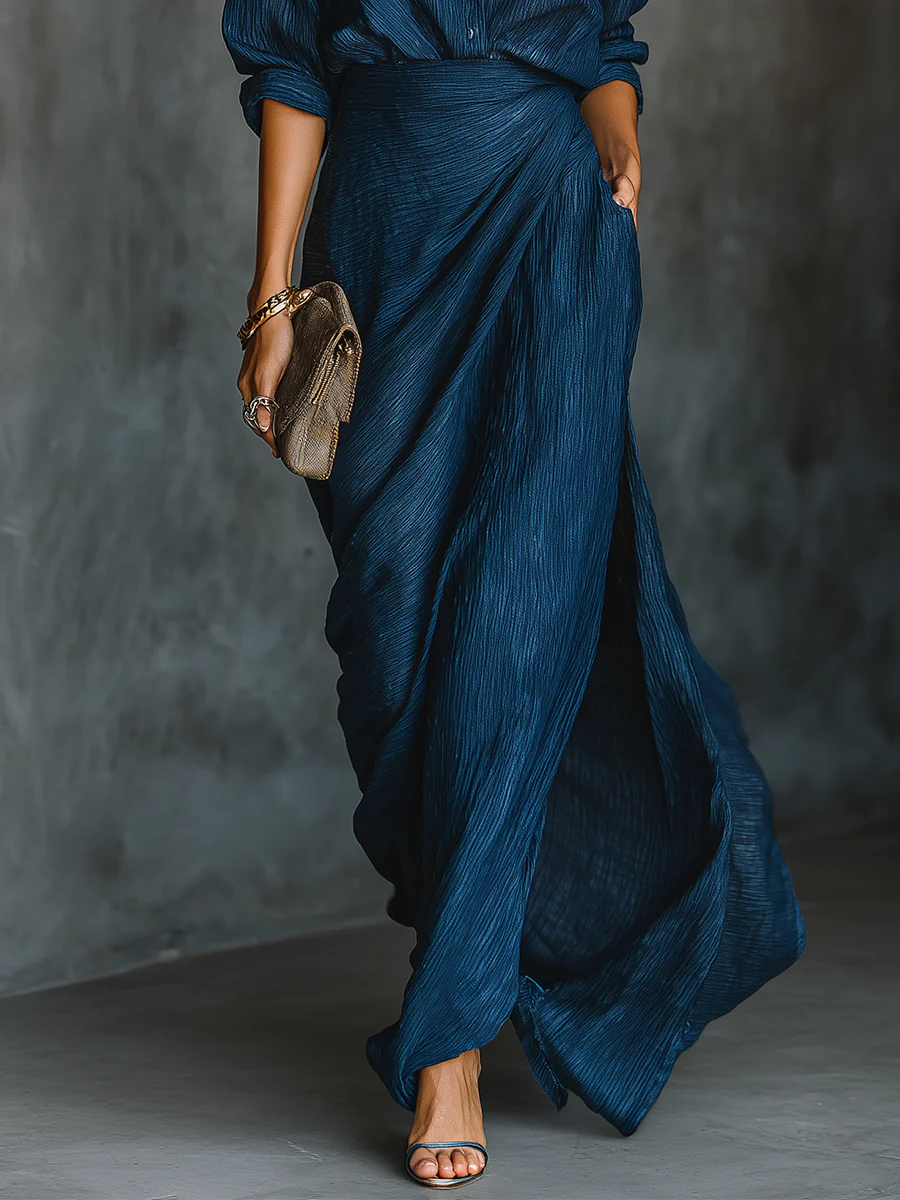Jules - Women's Long Flowing Two-Piece Set