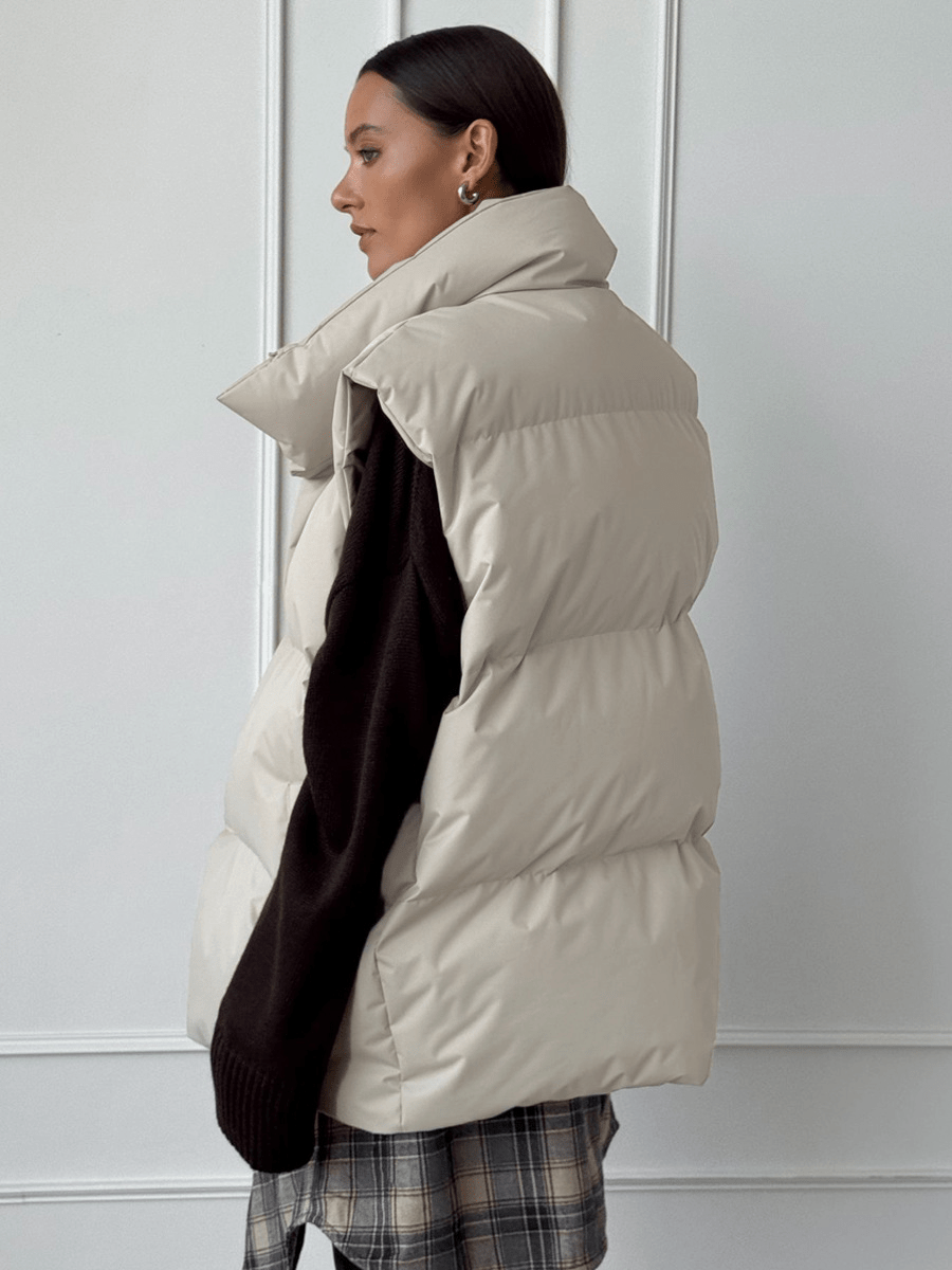 Willa - Women's Sleeveless Puffer Gilet with Stand Collar - photo 6