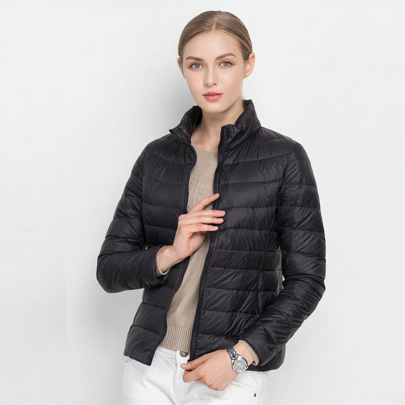 William - Women's Puffer Jacket with Stand Collar - photo 1