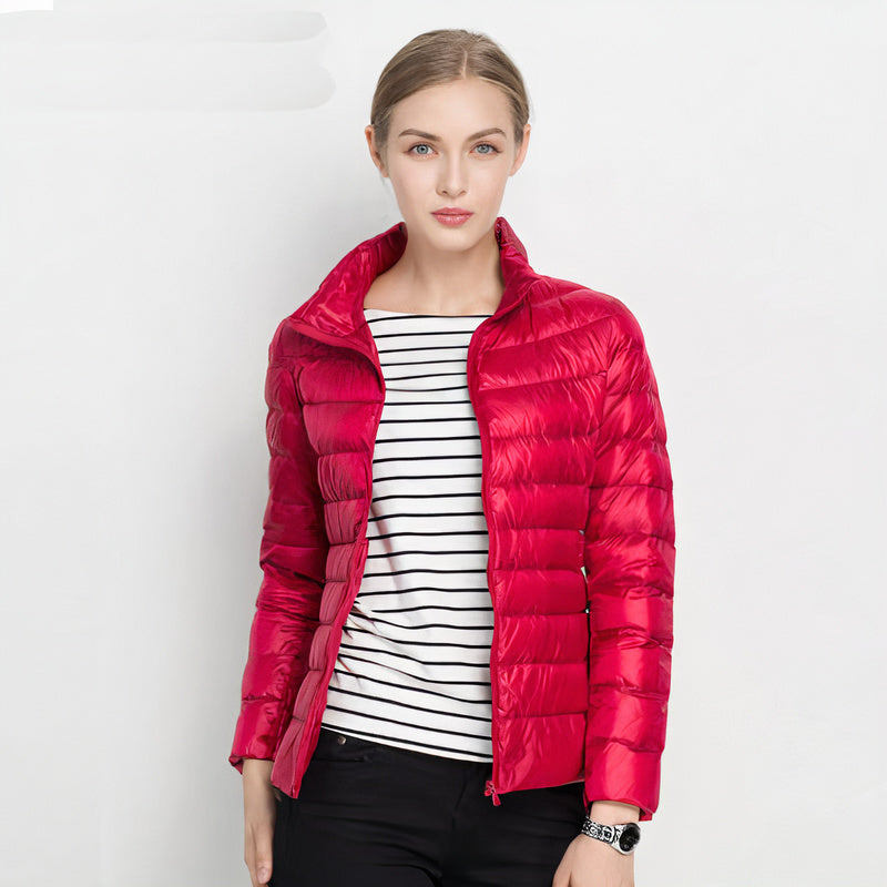 William - Women's Puffer Jacket with Stand Collar - photo 5