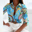 Aria | Women's Elegant Turned-Down Collar Blouse