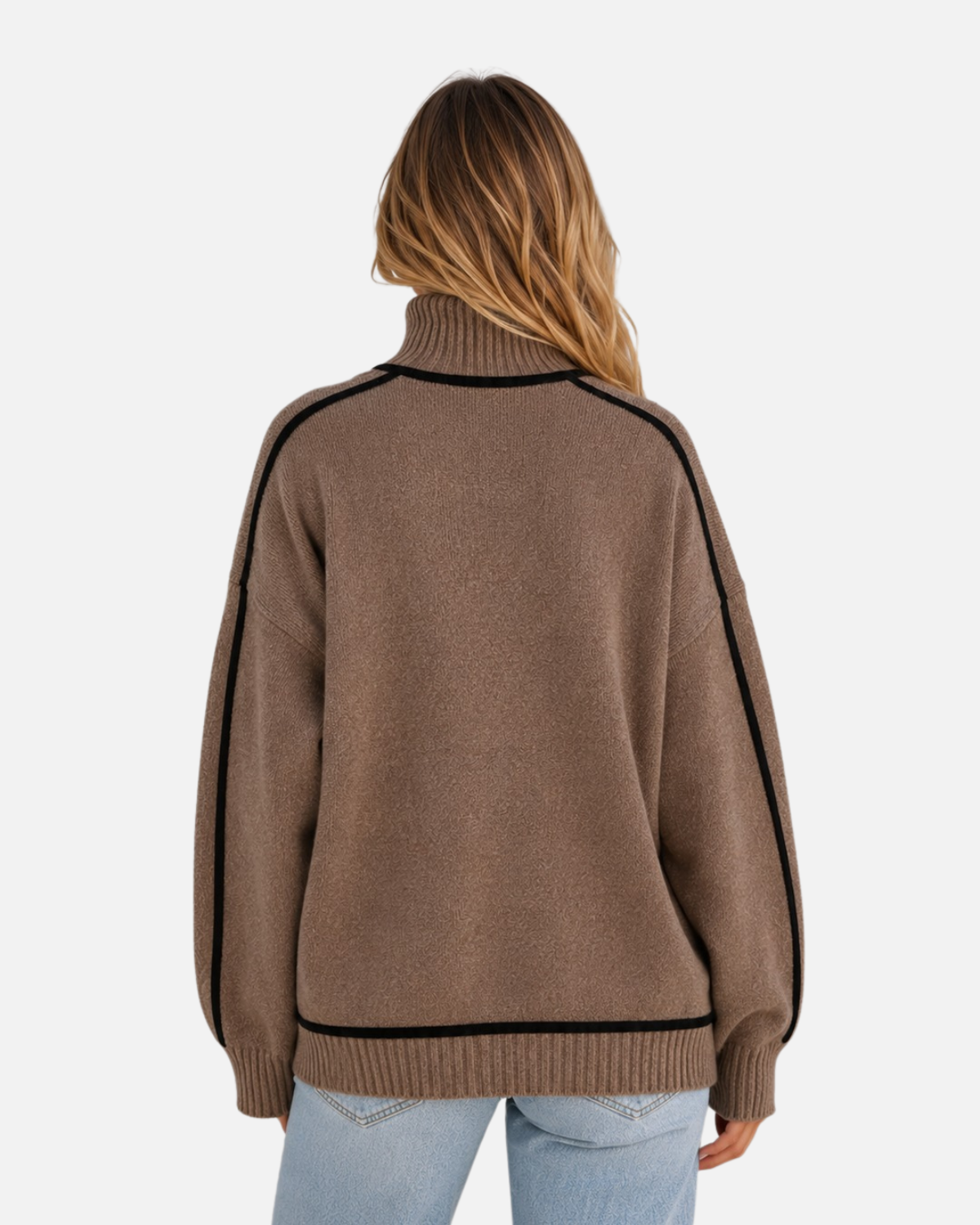 Women's Oversized Roll Neck Jumper