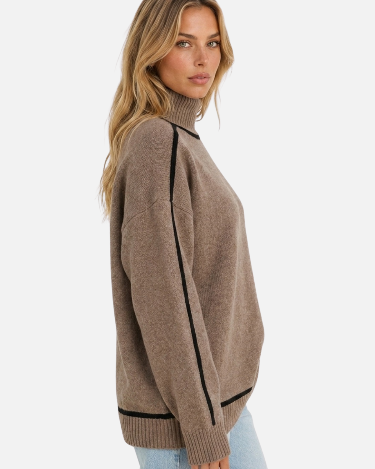 Women's Oversized Roll Neck Jumper