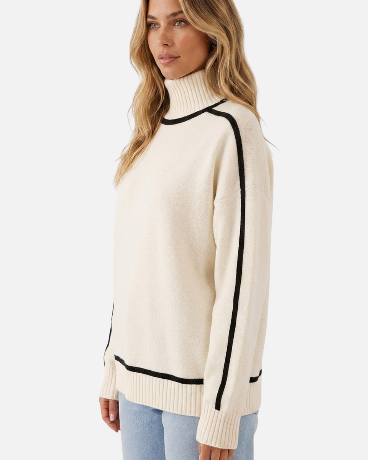 Women's Oversized Roll Neck Jumper