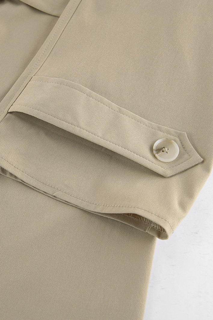 Josie - Trench coat da donna avvolgente con cintura e colletto a punta