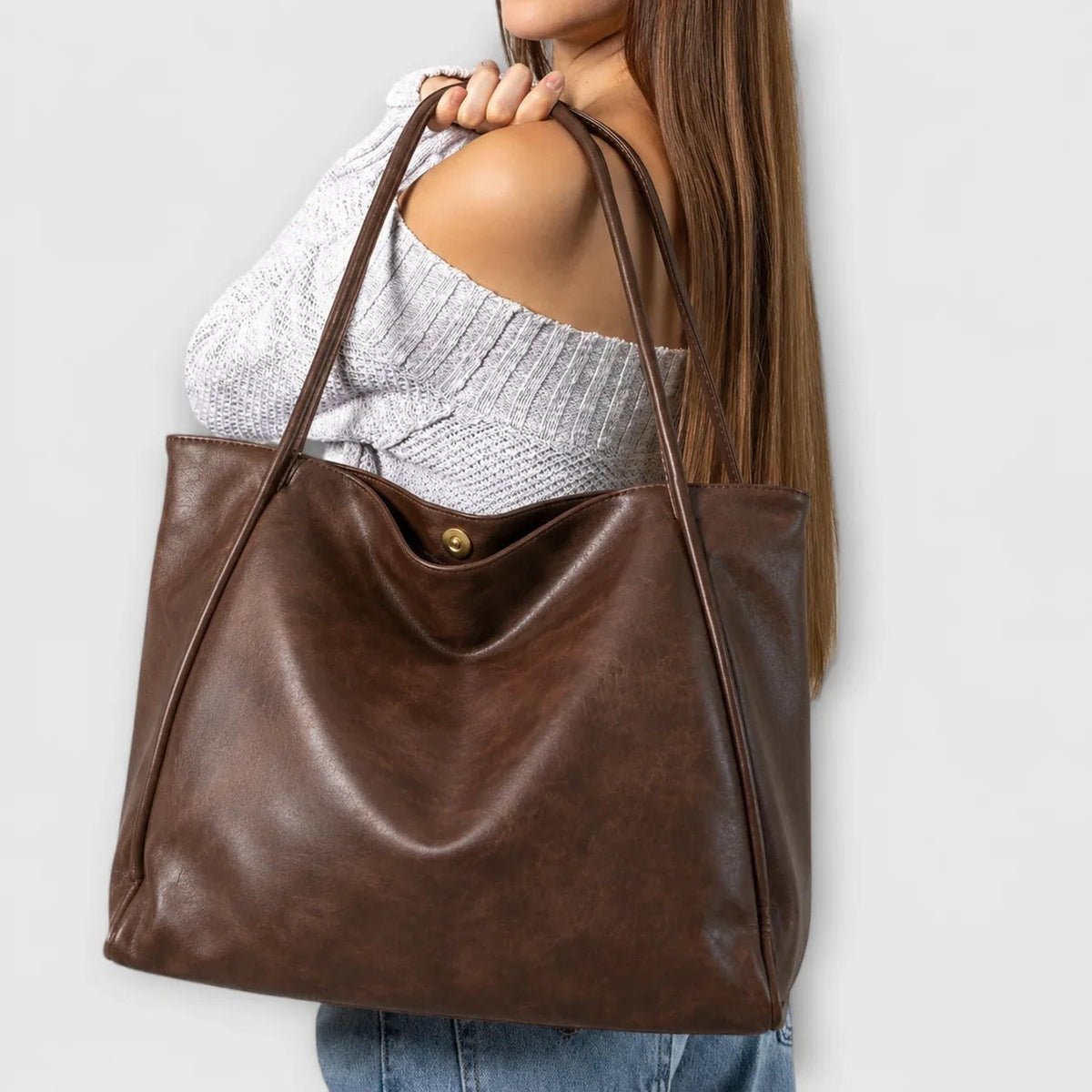Anca - Women's Tote Bag with Open Top