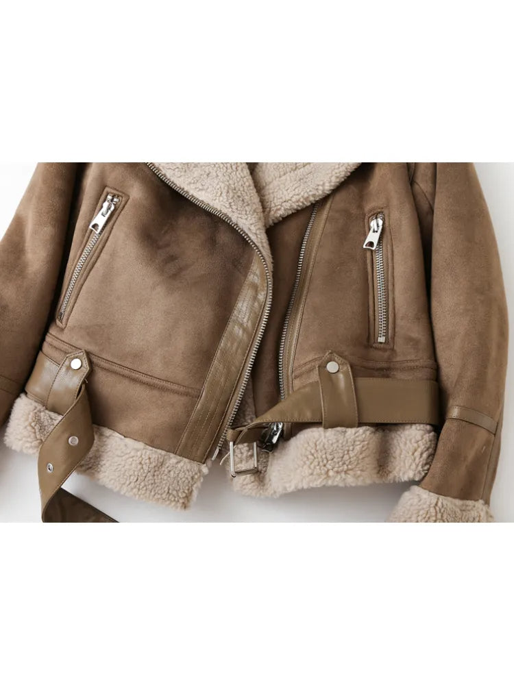 Women's Casual Bomber Jacket with Full Zip - photo 5