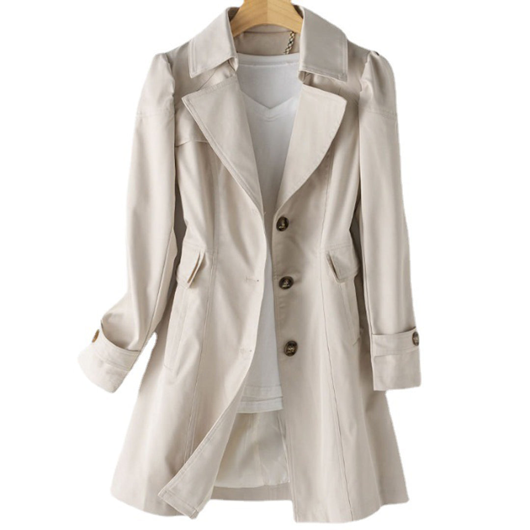 Women's Classic Trench Coat for Spring and Autumn - photo 2