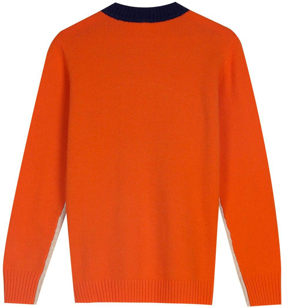 Women's Contrast Sleeve Knit Sweater - photo 6
