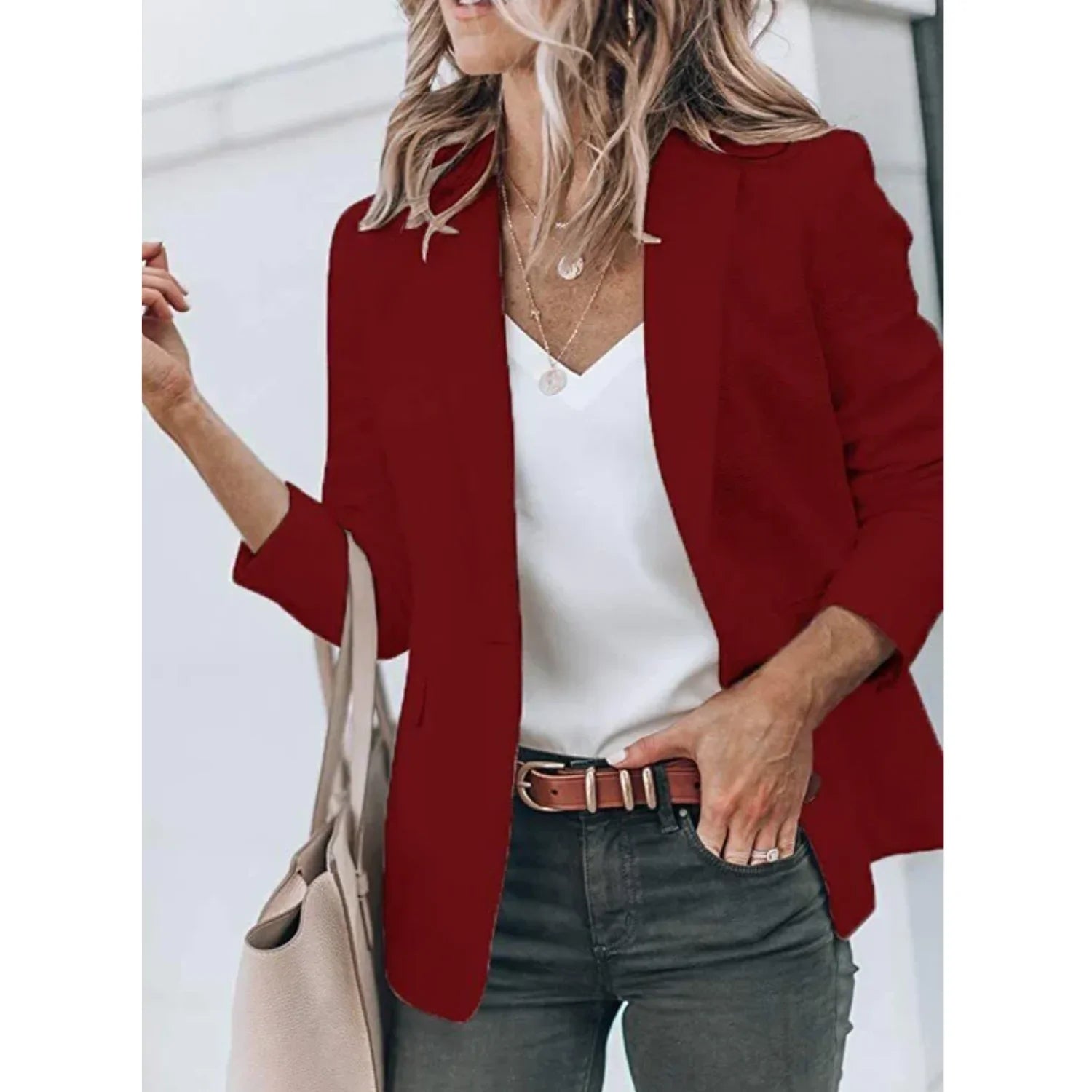 Livia - Women's Tailored Blazer with Notched Lapels