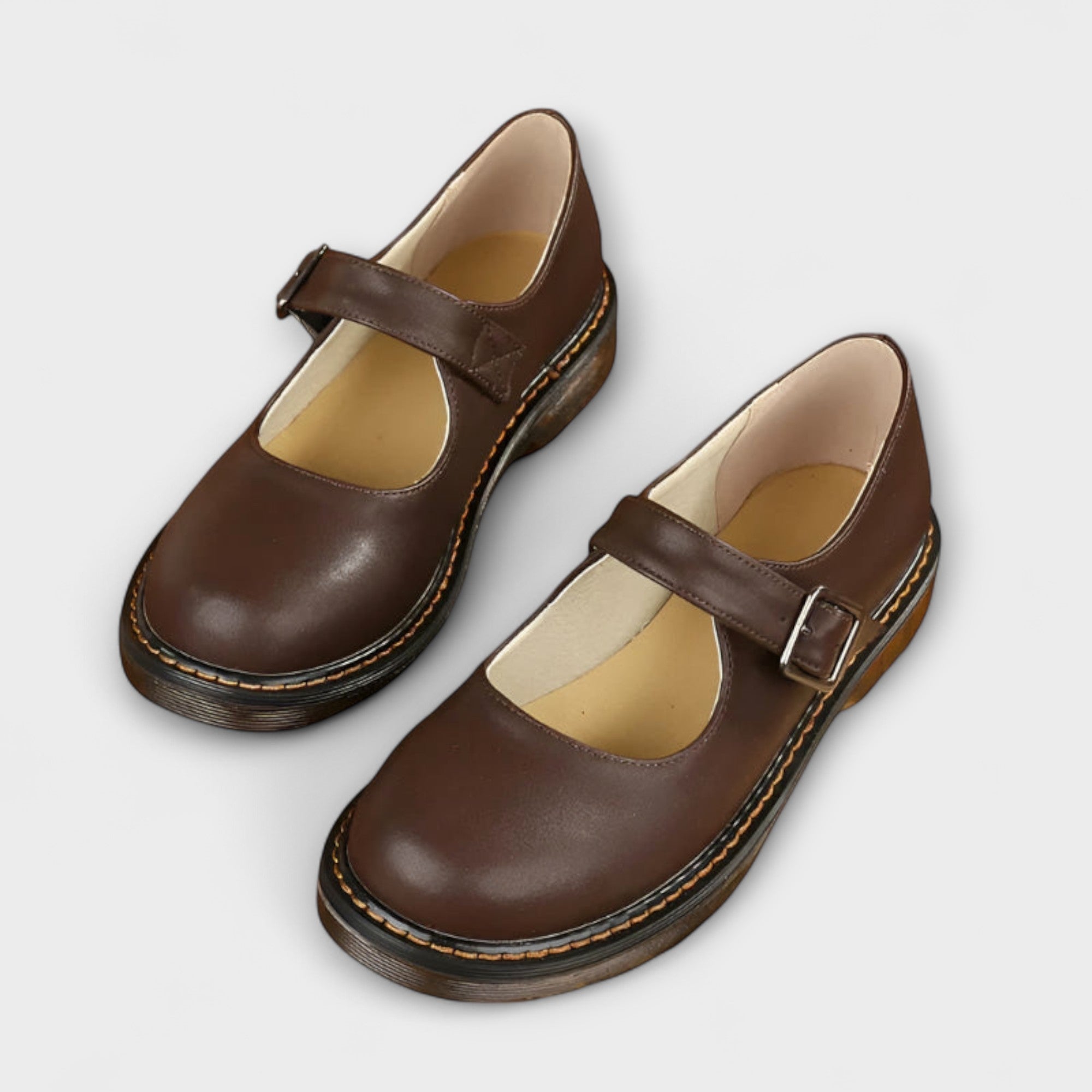 Claire - Scarpe ortopediche da donna stile Mary Jane con cinturino e fibbia