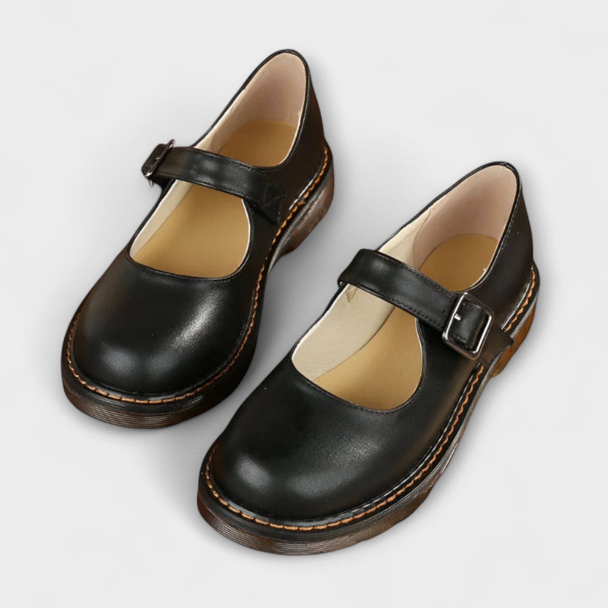 Claire - Scarpe ortopediche da donna stile Mary Jane con cinturino e fibbia