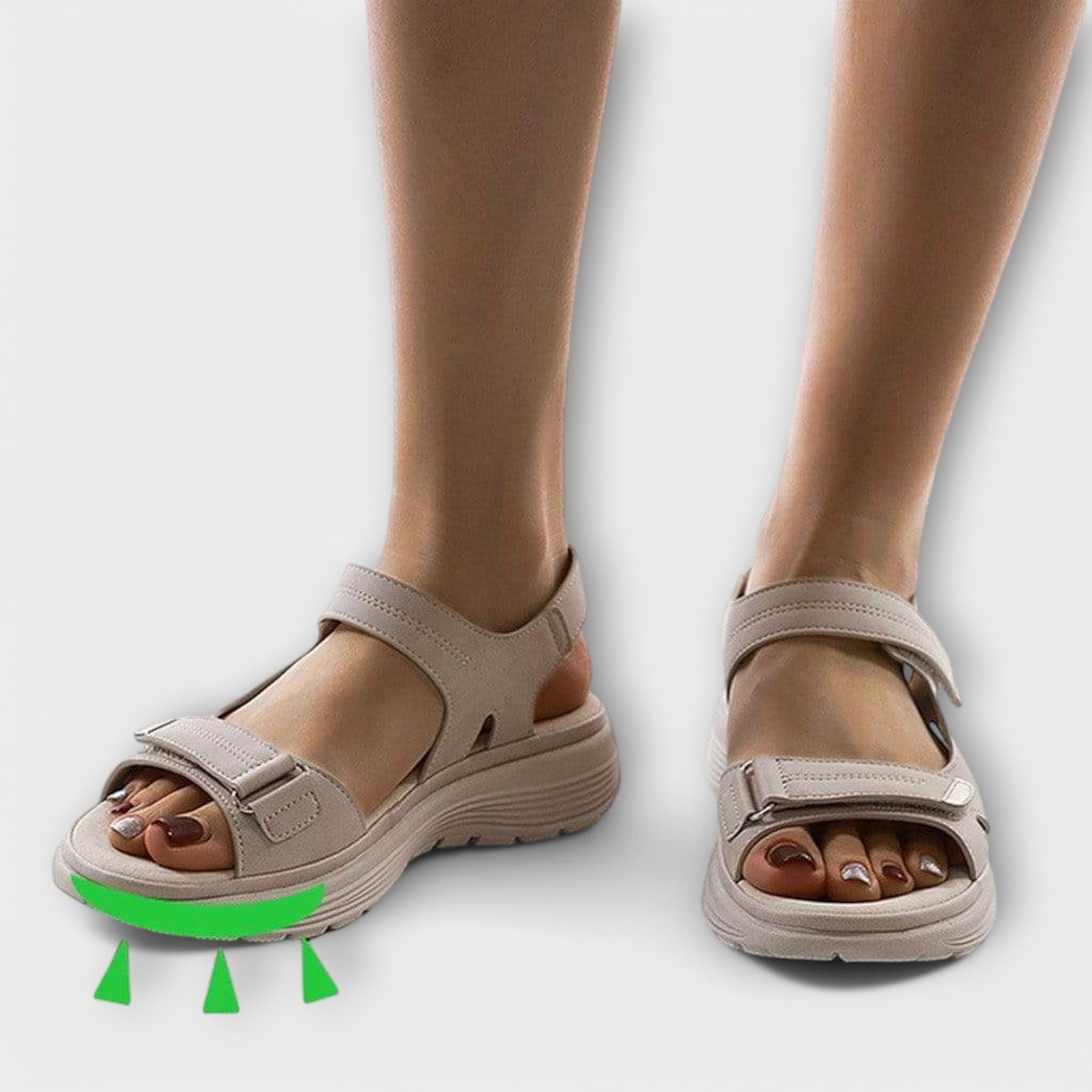 Nally - Sandale ortopedice confortabile pentru femei