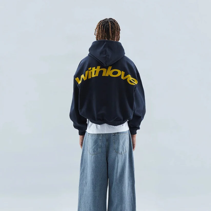 Women's Oversized Hoodie with Back Print - photo 2