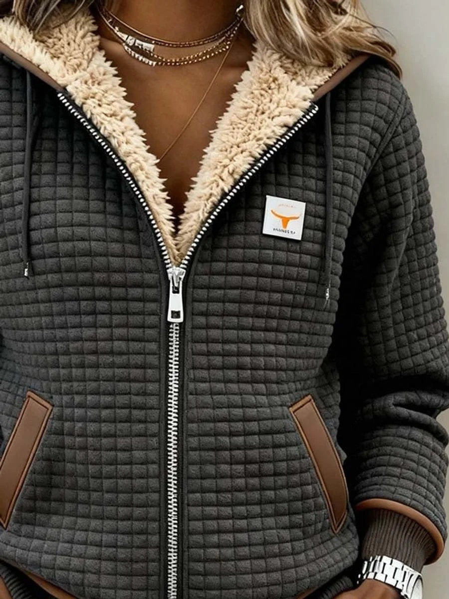 Giulietta - Women's Quilted Jacket with Sherpa Lining