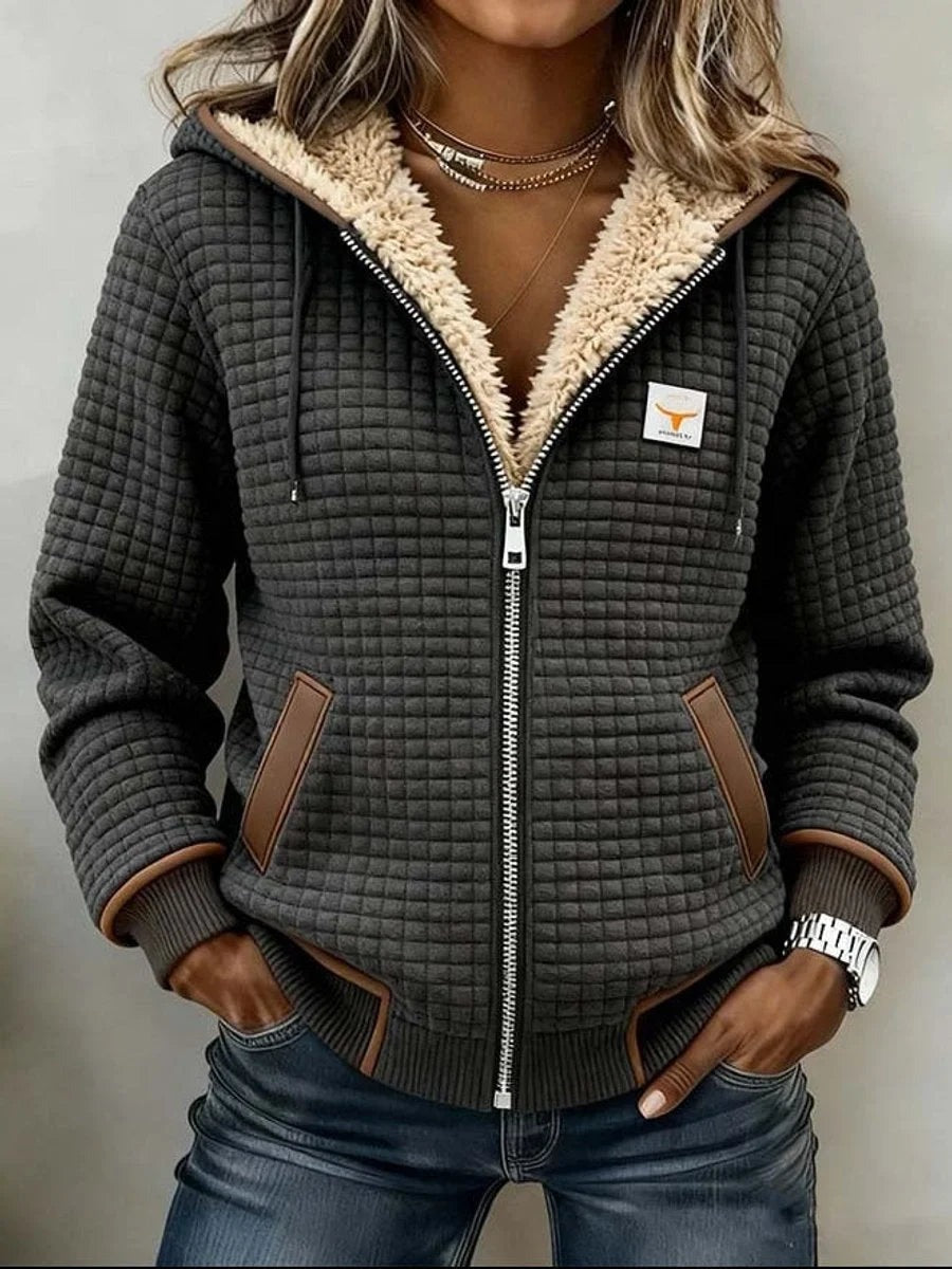Giulietta - Women's Quilted Jacket with Sherpa Lining