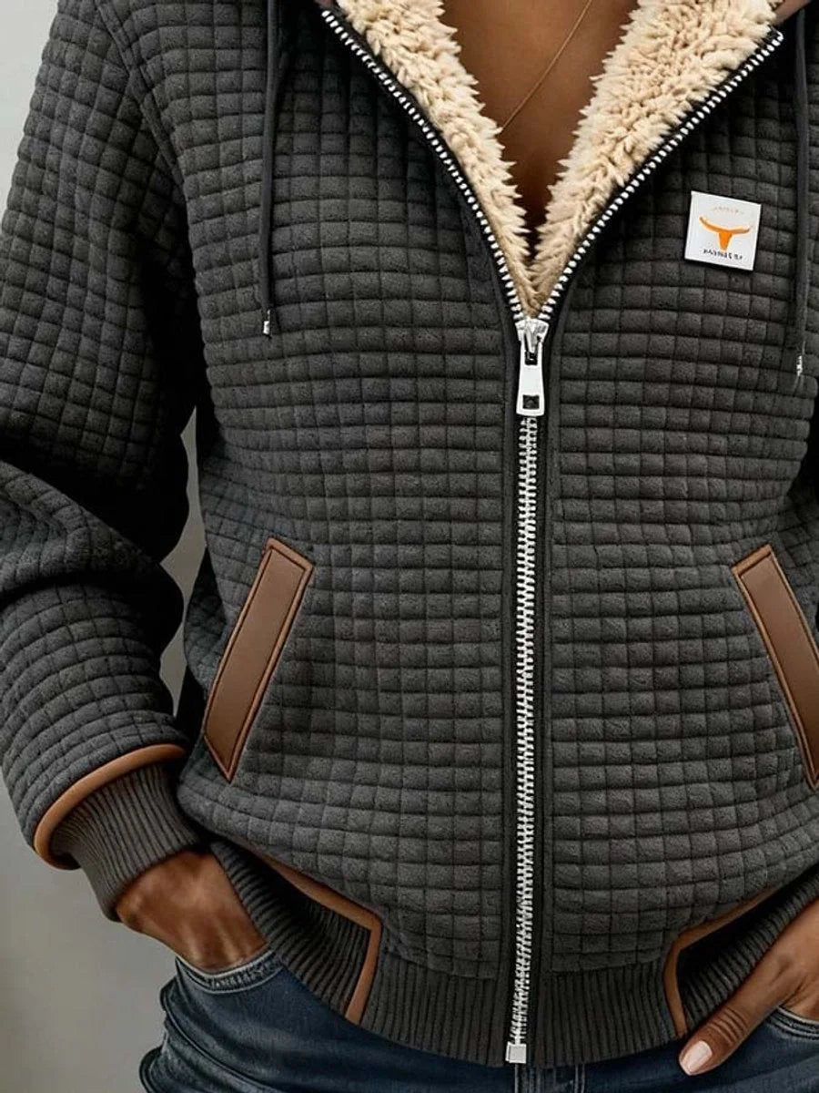 Giulietta - Women's Quilted Jacket with Sherpa Lining