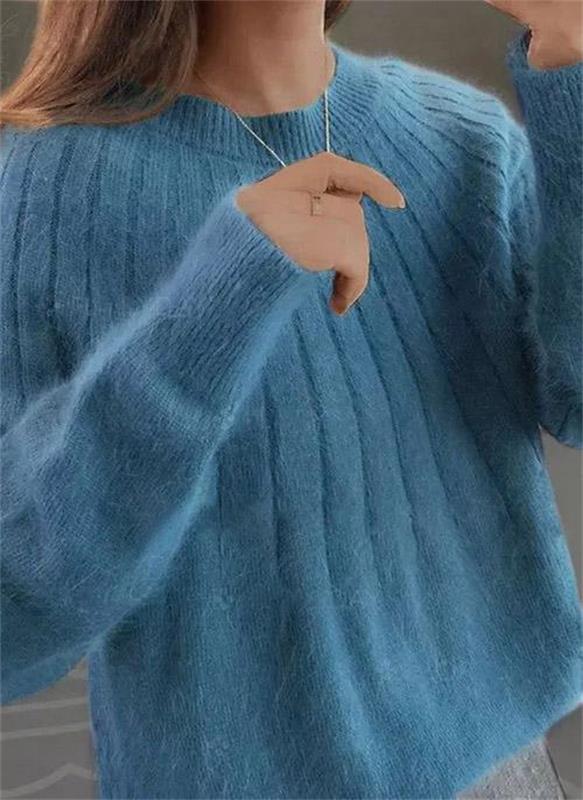 Women's Soft Ribbed Sweater in Several Colours - photo 1