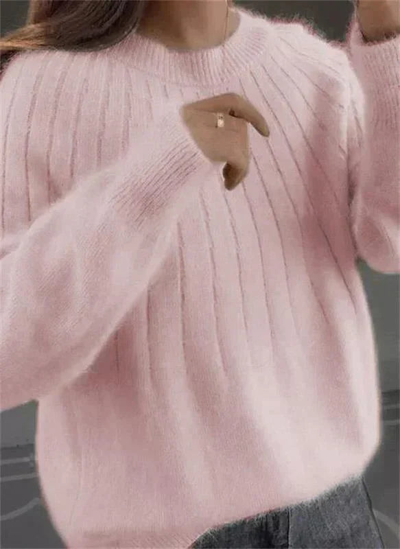 Women's Soft Ribbed Sweater in Several Colours - photo 2