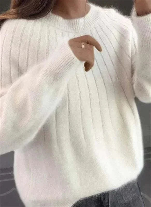Women's Soft Ribbed Sweater in Several Colours - photo 5