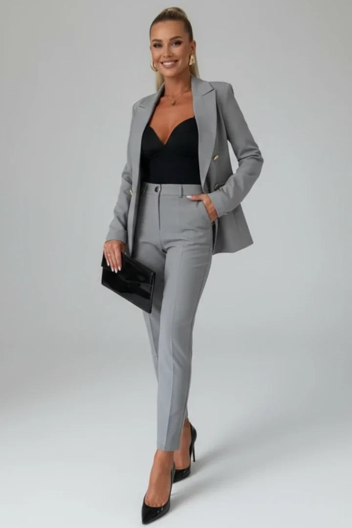 Women's Tailored Blazer with Notch Lapels and a Button Front – view 10