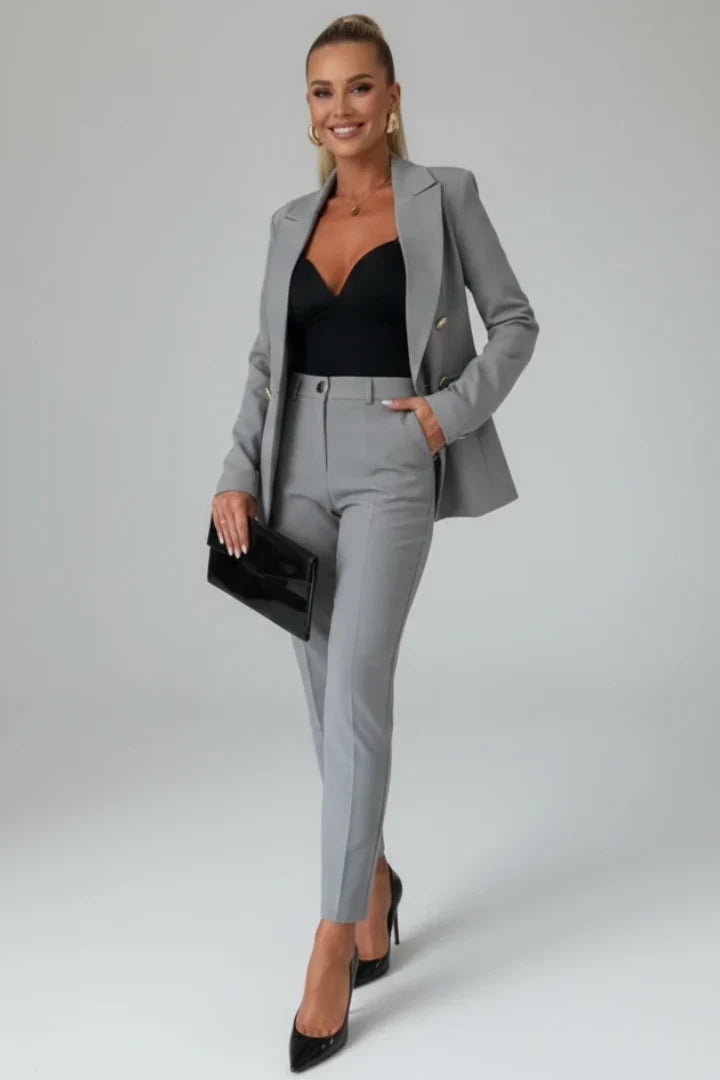 Women's Tailored Blazer with Notch Lapels and a Button Front – view 10