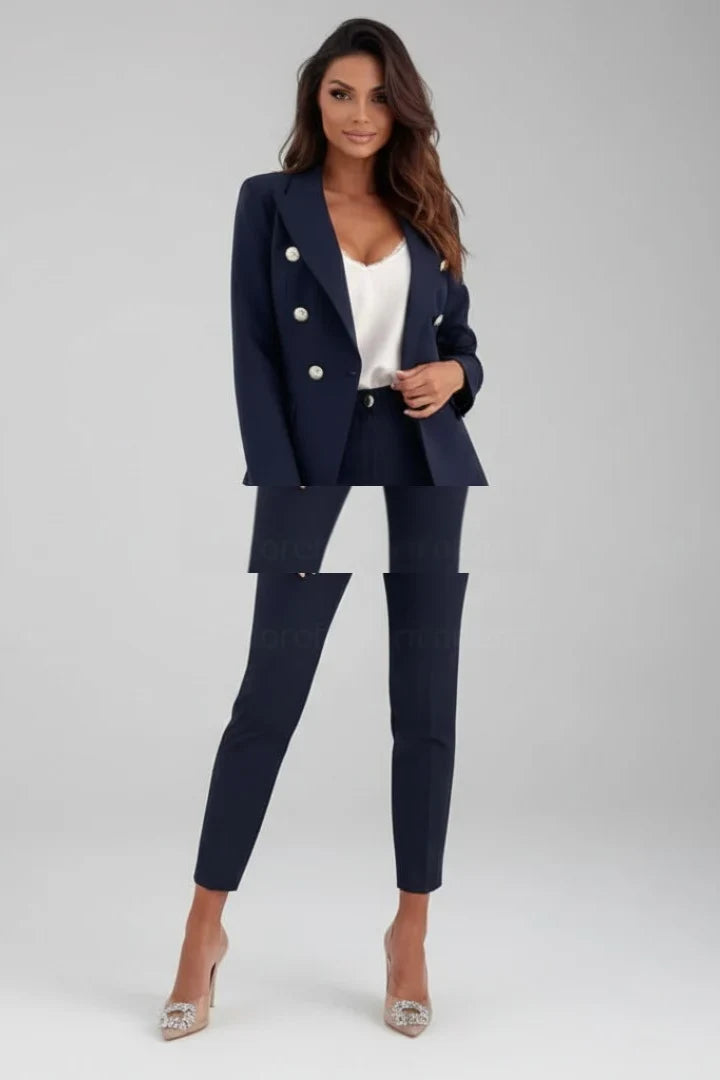 Women's Tailored Blazer with Notch Lapels and a Button Front – view 3