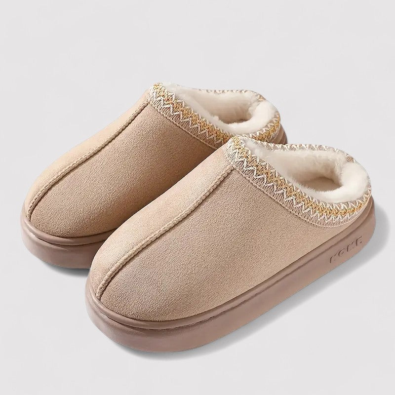 Women's Warm Lined Slippers with Non Slip Sole - photo 2