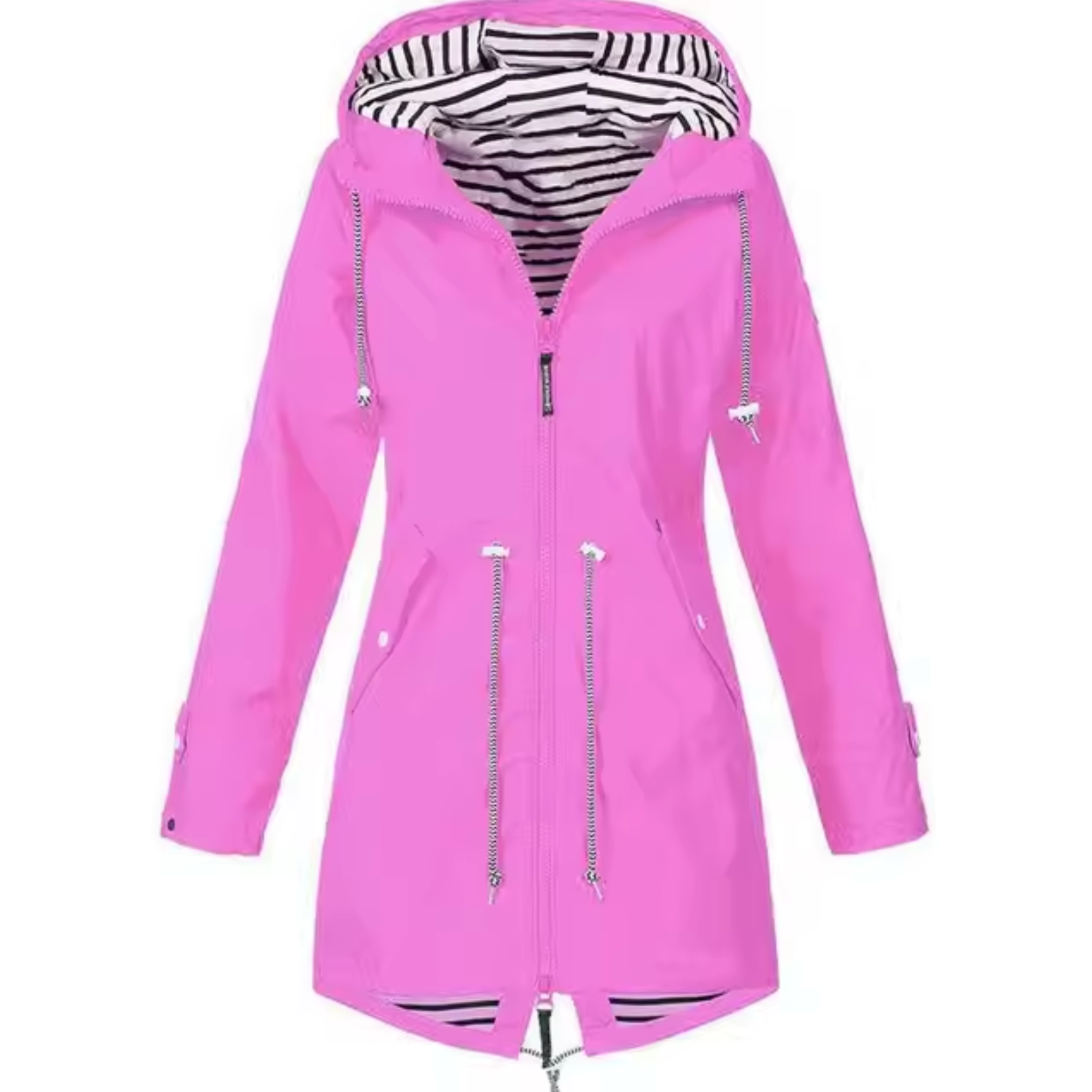 Women's Waterproof Parka Coat with Adjustable Waist - photo 3