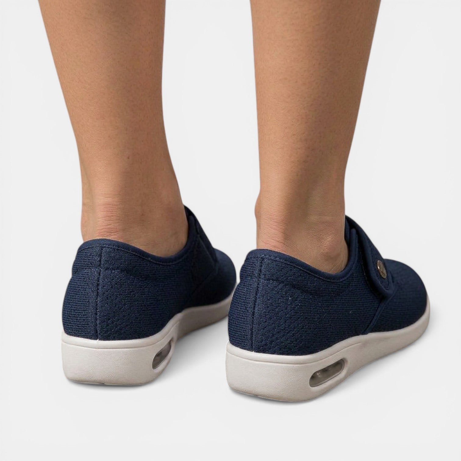 Candice - Women's Orthopedic Wide Fit Trainers with Strap