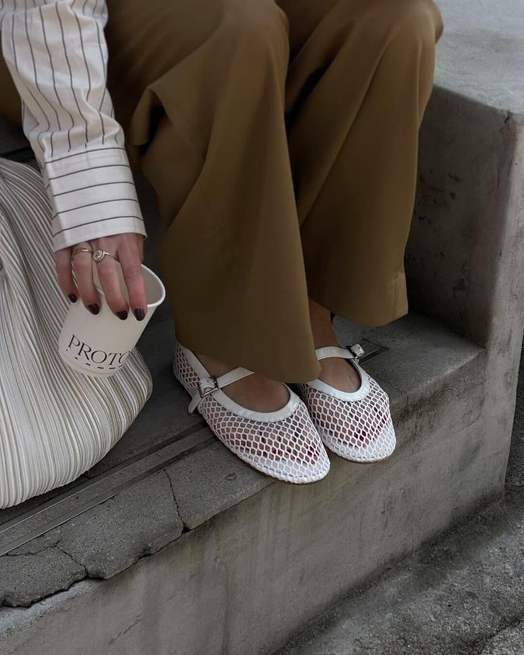 Margaret – Balerini de damă respirabili din plasă perforată