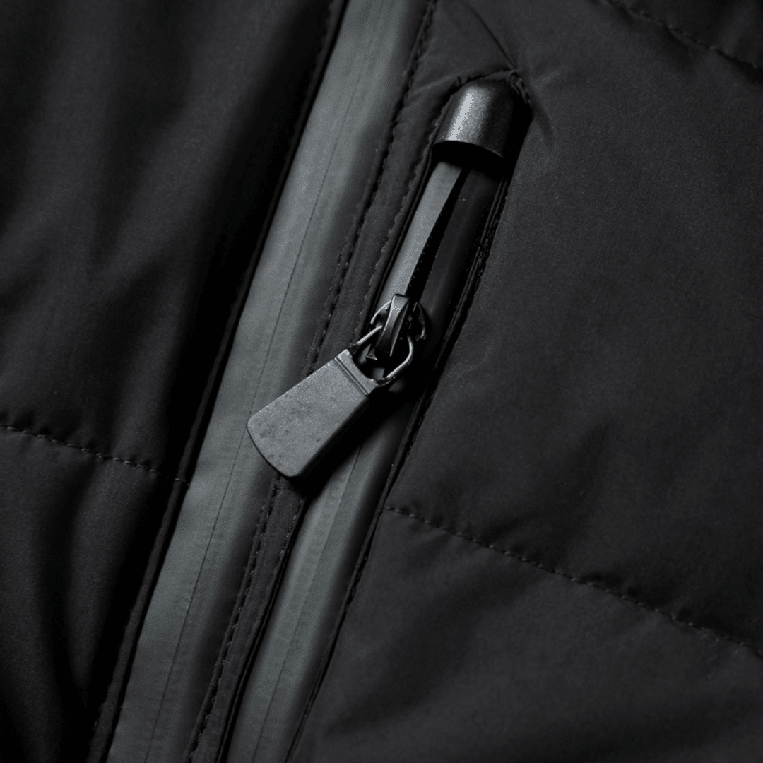 Ziva - Women's Puffer Jacket with Tie Belt and Hood - photo 3